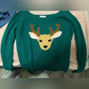 Route 66 Holiday Reindeer Sweater